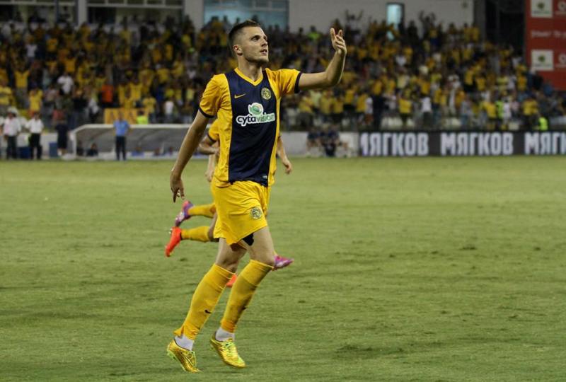 O ex-Omonia Gikiewicz fez o único gol da vitória do AEL (AEL)