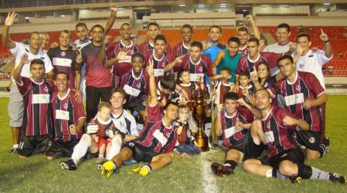 Comemoração do título de 2009 (Foto: Reprodução/Futebol em Números)