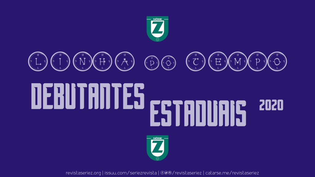 A linha do tempo dos possíveis Debutantes Estaduais&nbsp;2020