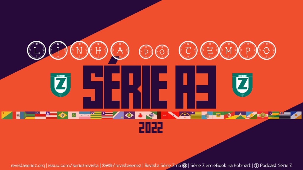 A linha do tempo de classificação ao Brasileiro Feminino Série A3 2022